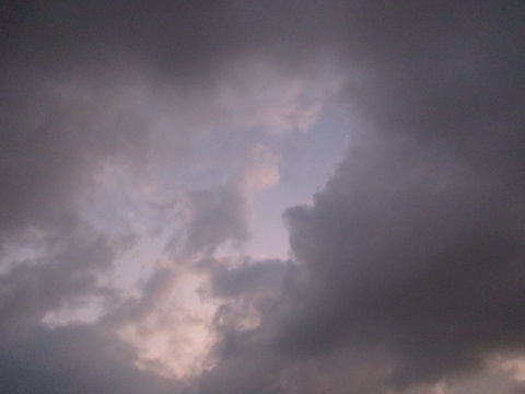 夕暮れの雲